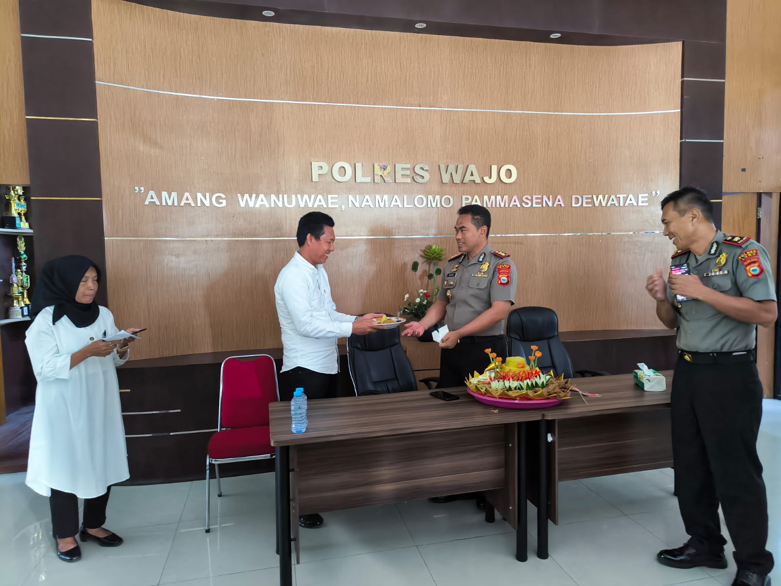 HUT Intelkam Polri ke-80, Kapolres dan Kasat Intelkam Polres Wajo Tegaskan Komitmen Jaga Stabilitas Kamtibmas