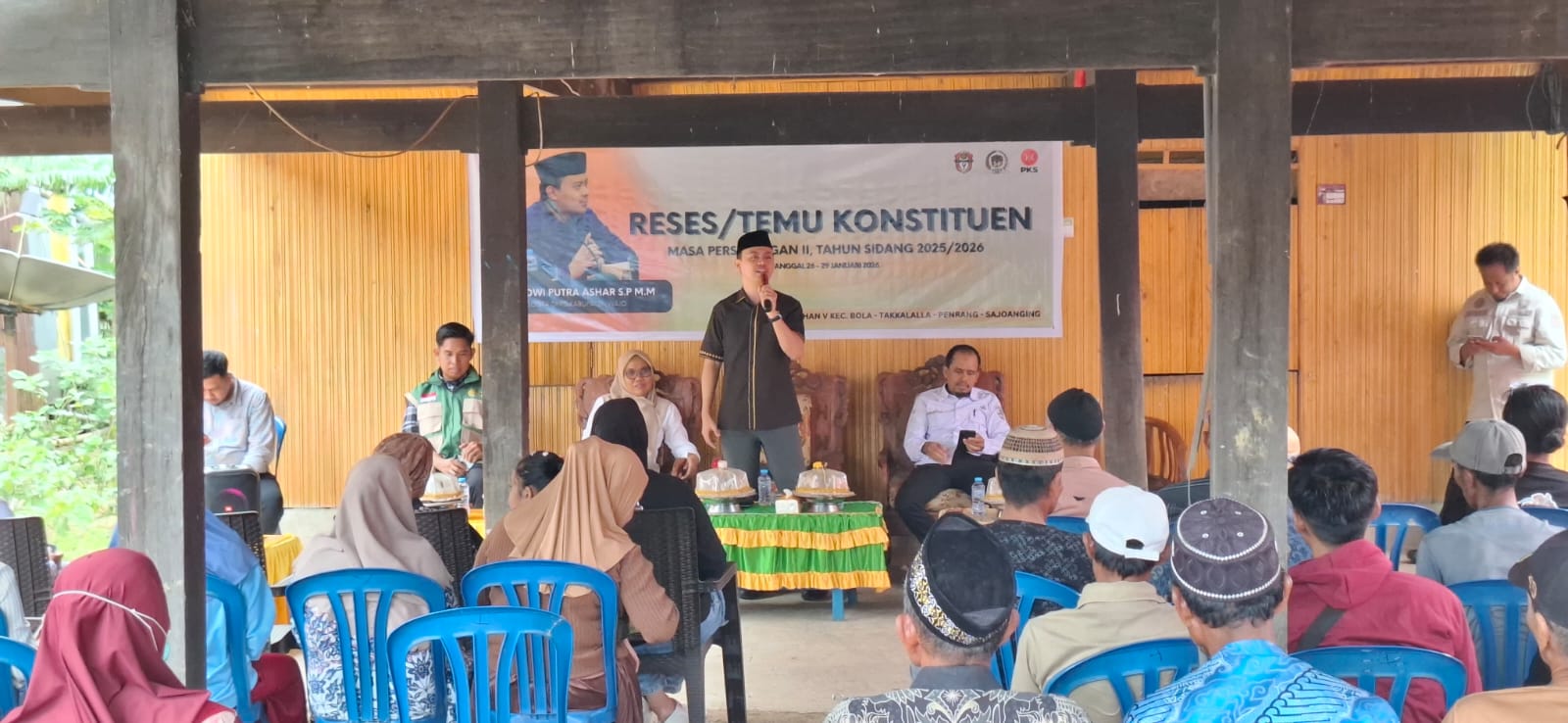 Reses DPRD Wajo Dirga , Warga Soroti Belum Optimalnya Layanan PDAM dan Energi