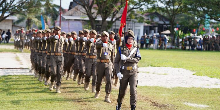 Bupati Wajo Hadiri HUT Satpol PP, Wajo Tunjukkan Kekuatan Aparat Daerah
