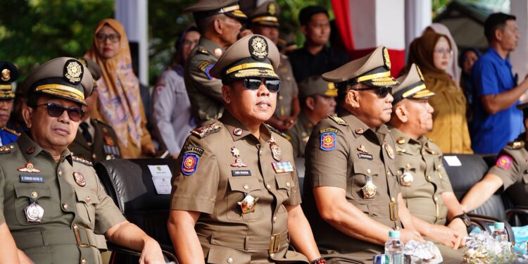 Bupati Wajo Hadiri HUT Satpol PP, Wajo Tunjukkan Kekuatan Aparat Daerah