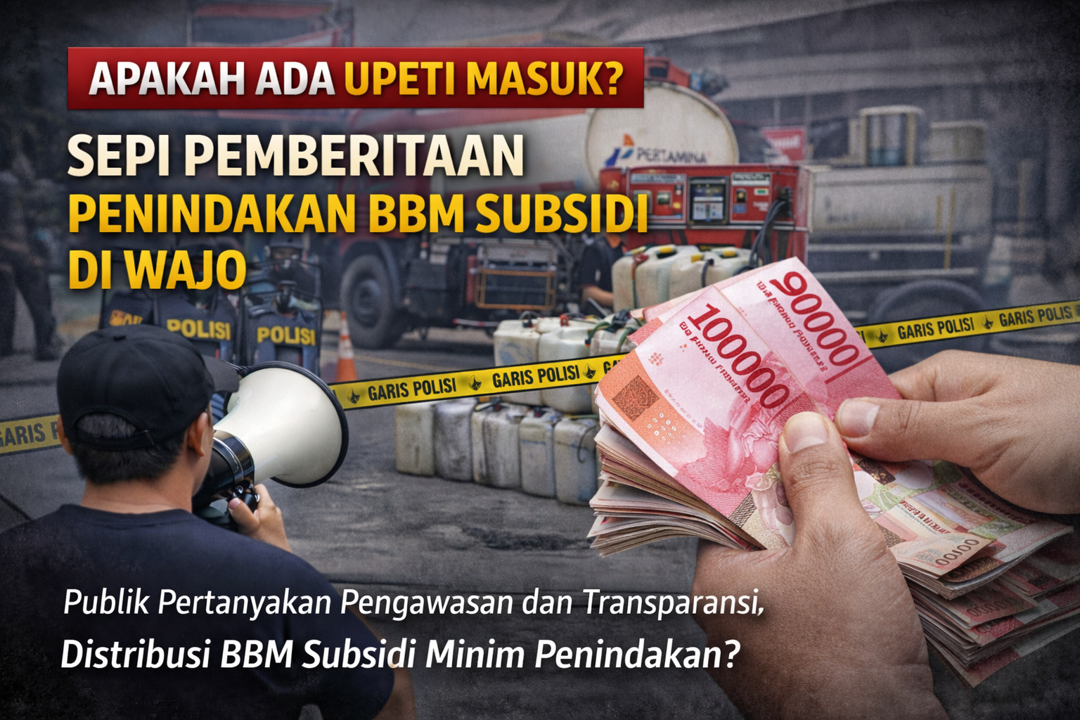 Sepi Penindakan BBM Subsidi di Wajo, Publik Pertanyakan Pengawasan dan Transparansi