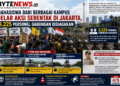 Mahasiswa dari Berbagai Kampus Gelar Aksi Serentak di Jakarta, 3.225 Personel Gabungan Disiagakan