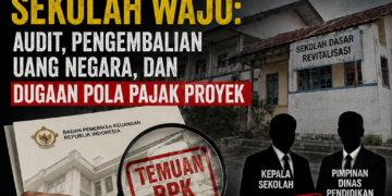 Jejak Dana Revitalisasi Sekolah Wajo: Audit, Pengembalian Uang Negara, dan Dugaan Pola Pajak Revit