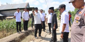 Bupati Wajo Tinjau Langsung Longsor di Watampanua, Pastikan Penanganan Segera Dilakukan