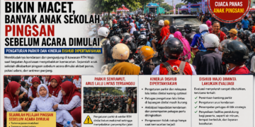 Kegiatan Agustusan di RTH Bikin Macet, Sejumlah Pelajar Dikabarkan Pingsan Sebelum Acara Dimulai