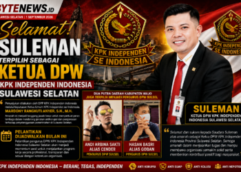 Selamat! Suleman Terpilih sebagai Ketua DPW KPK Independen Indonesia Sulsel Dan Dua Dari Wajo Masuk Jajaran Pengurus