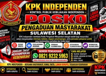 KPK Independen Buka Posko Pengaduan Masyarakat Sulsel, Warga Bisa Laporkan Dugaan Penyimpangan