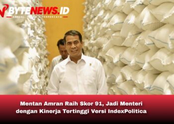 Mentan Amran Raih Skor 91, Jadi Menteri dengan Kinerja Tertinggi Versi IndexPolitica