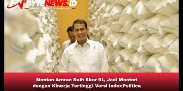Mentan Amran Raih Skor 91, Jadi Menteri dengan Kinerja Tertinggi Versi IndexPolitica
