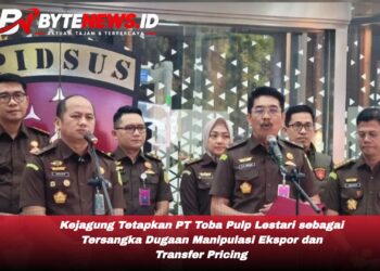 Kejagung Tetapkan PT Toba Pulp Lestari sebagai Tersangka Dugaan Manipulasi Ekspor dan Transfer Pricing