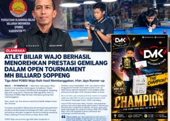 Tiga Atlet POBSI Wajo Bawa Pulang Prestasi di Soppeng, Modal Menuju Porprov 2026