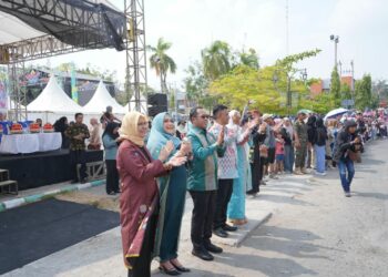 Bupati Wajo Hadiri Sengkang Silk Fashion Karnaval, Sutera Lokal Didorong Tembus Pasar Nasional