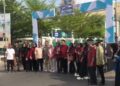 Sekda Armayani Bersama Kadis Perpustakaan Lepas Gempur Pustaka, Literasi Menyasar Sekolah